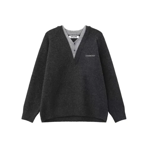 WUHA CREW Темно-серый Унисекс Трикотаж