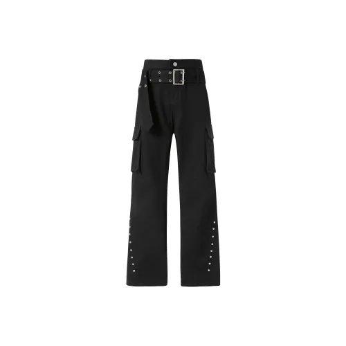 VIPGOOSE Черные Унисекс Джинсы