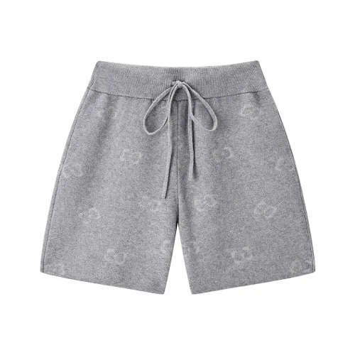 LEDIN Лунный Камень Серый Женские Повседневные Шорты