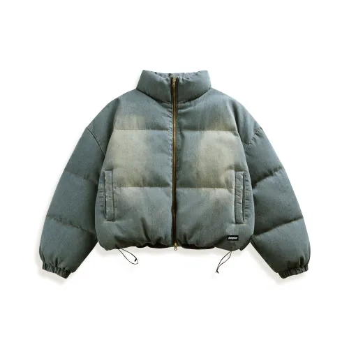 SOIE Джинсовый синий Унисекс Пуховики