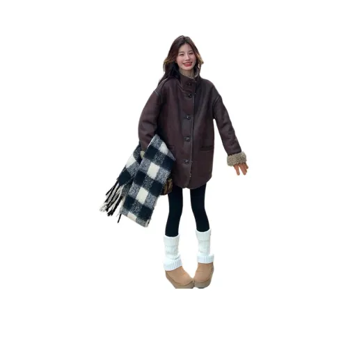 MEXICAN Бархат Feel Пальто Женское