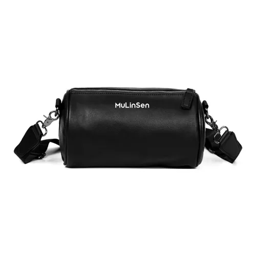 Mulinsen ПУ (полиуретан) Сумка через плечо Стандартная Унисекс Черная