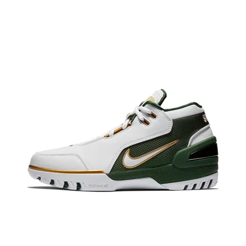 Nike Air Zoom Generation SVSM Retro James Амортизация Balance MID Топ Винтажные баскетбольные кроссовки Мужские Белый Зеленый