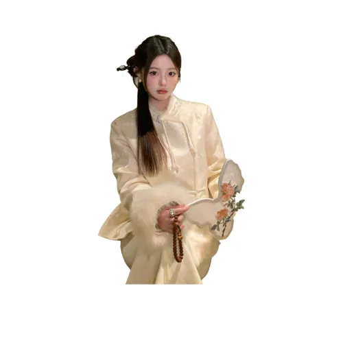 BABUGGE Бежевый Женские пуховики