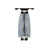 Gray Embroidery Training Pants  
Серые спортивные штаны с вышивкой