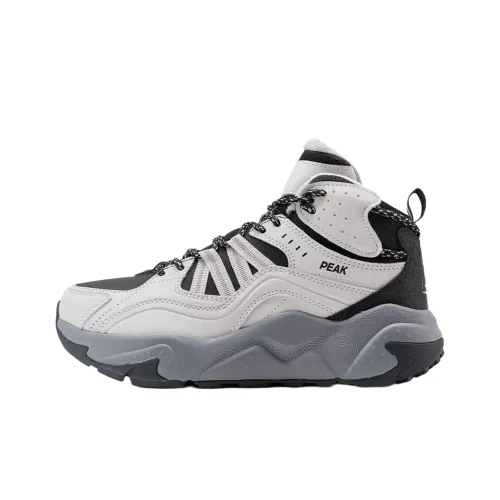 PEAK State Pole Mountain Hiking Shoes Lightweight Износостойкий Низкий Топ Повседневная Обувь Женская Светло-Серый Черный