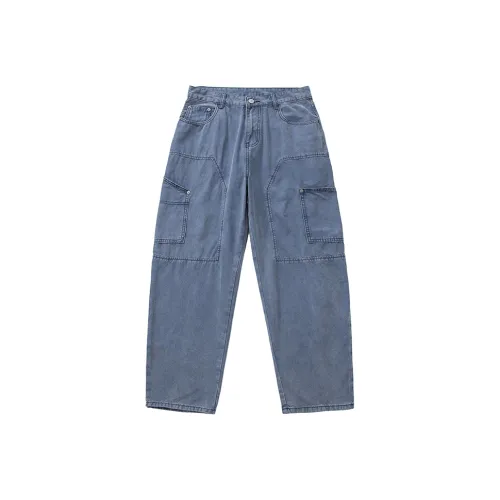 VERAF CA Blue Unisex Cargo Pants VERAF CA Синий Унисекс Карго Брюки