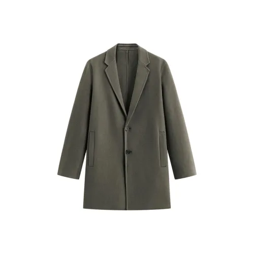 PEACEBIRD MEN Комбу Зеленый 1 Мужское Пальто