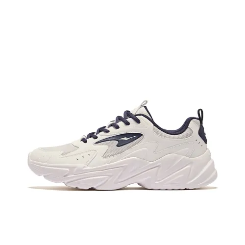 Erke Kawayuki Амортизация Покрытие Отскок Низкий Топ Повседневный Тренировки Городской Коммутирование Беговые кроссовки Мужской Белый Серый