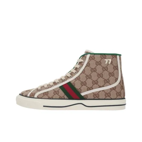GUCCI Tennis 1977 Скейтборд Кроссовки Мужские Цвет Эбеновое дерево