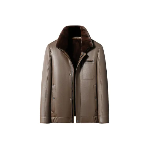 MAREA VESUVIO Кожа Куртка Мужская