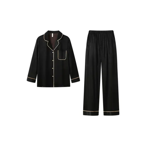 Gongdie Черный Женский Комплект Пижам