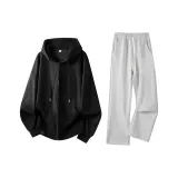 2503 Черный + M07 Белый Фотиния Серый