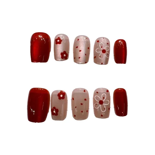 Fanze Ручная работа Минималистский стиль Сердце Короткий ЛАДДЕР Белый Стиль Smudge Instagram 15 мм