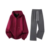 2503 Бордовый + M07 Темно-серый