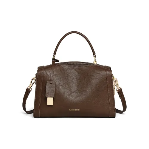 VINEY Сумка из синтетической кожи женская кофейного цвета