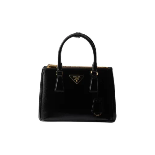 PRADA Galleria Телячья кожа Одно плечо Сумка Маленькая Женская Черная