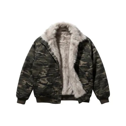 GANGZAI Камуфляж Унисекс Пуховики