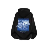 Чёрный (Синий текст)