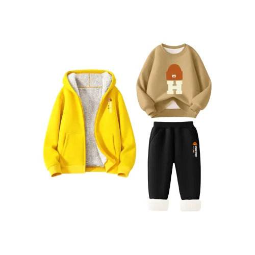 Улица Сезам Повседневная Спортивная Одежда Трехкомпонентный Комплект Подростки