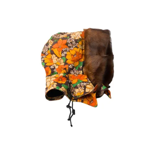 PRADA Хлопок Шапки и Кепки Мужской Эбеновый