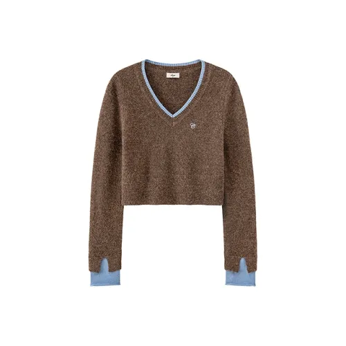 CHUU Кофе Женские Трикотаж