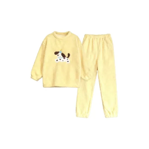 OEING Желтый Щенок [Комплекты одежды] Женские Пижамные комплекты
