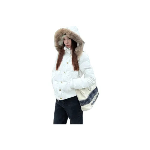 COHX Белый Женский Пуховик