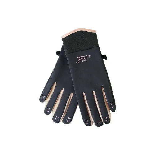 Cgediao С флисовой подкладкой Dense Короткие Флисовые Перчатки Женские