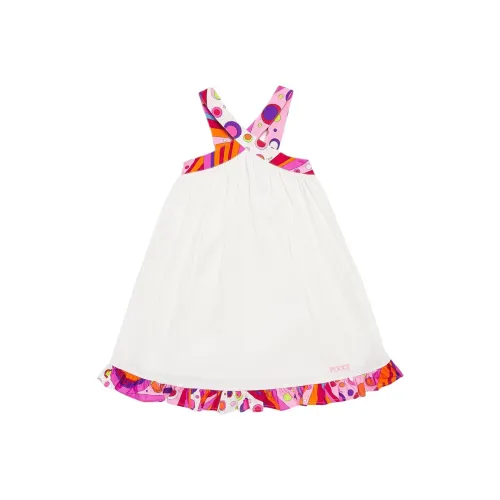 EMILIO PUCCI Белые Платья для девочек