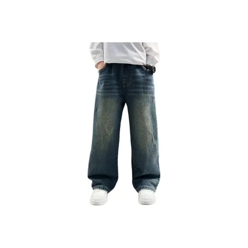 ЮЙЧЖАОЛИНЬ Синий с флисовой подкладкой SH 2351 2 Школьный возраст Джинсы