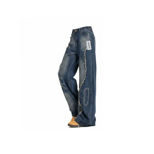 DOGANSON Blue Unisex Jeans DOGANSON Синий Унисекс Джинсы