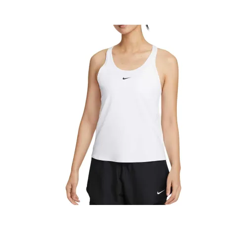 nike Pro Белый Черный Женские Спортивные Майки без Рукавов