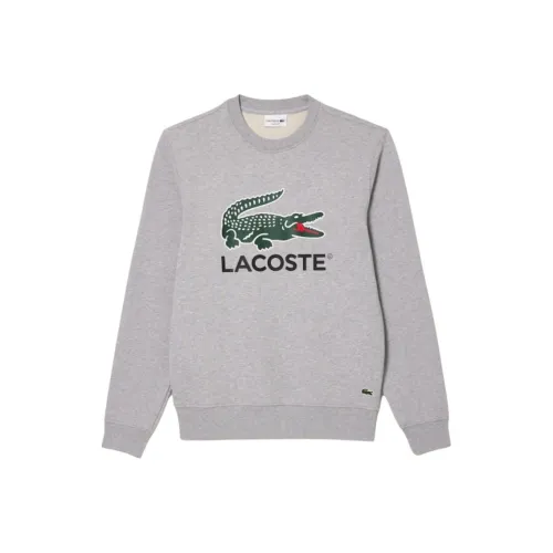 Lacoste Серый Китай Камень CCA Мужские Свитшоты