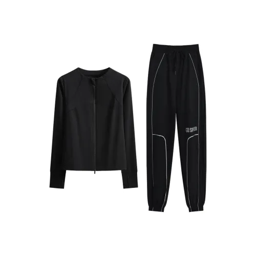 WANTINGDINUO Фитнес Комплект Пилатес Быстросохнущий Двухкомпонентный Набор для Женщин