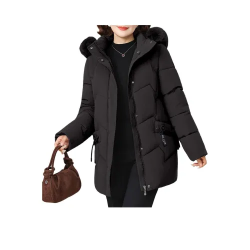 The Temptation Of The Muse С капюшоном Хлопковый пуховик Женские