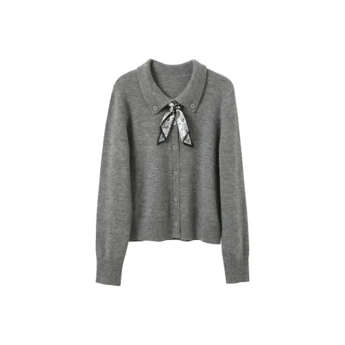 3COLOUR Фотиния Серый Женский Трикотаж