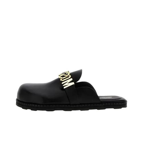 MOSCHINO Домашние тапочки Мужские Черные