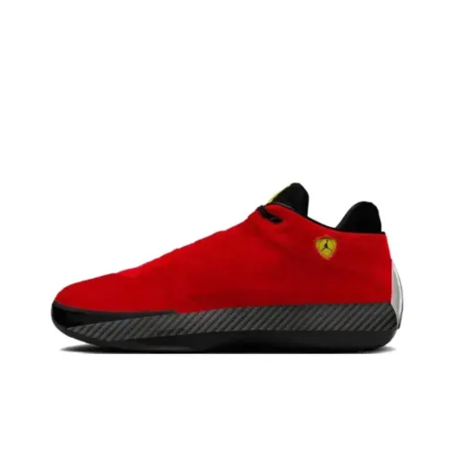 Ferrari x Jordan Air Jordan 4014 Винтажные баскетбольные кроссовки Унисекс Красный Черный