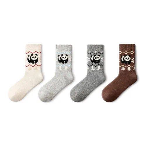 PRIMEET Носки Crew Женские упаковка из 4 пар