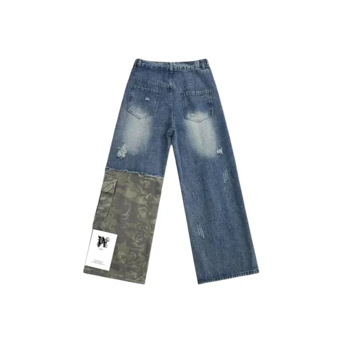 UPWARD LAB Темно-синий Унисекс Джинсы