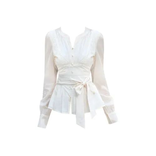 DITB Белые Женские Рубашки