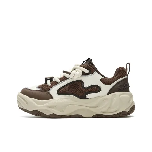 FILA BROOK 2 Устойчивые к истиранию Дышащие Низкие Кроссовки для скейтбординга Мужские Белый Умбра