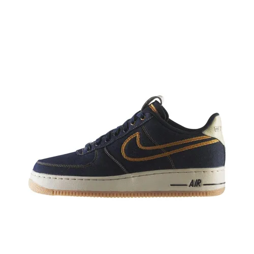 Nike Air FORCE 1 Low Топ Скейтборд Кроссовки Мужские Черные