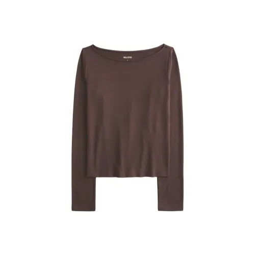 Hollister Коричневые Женские T-рубашки