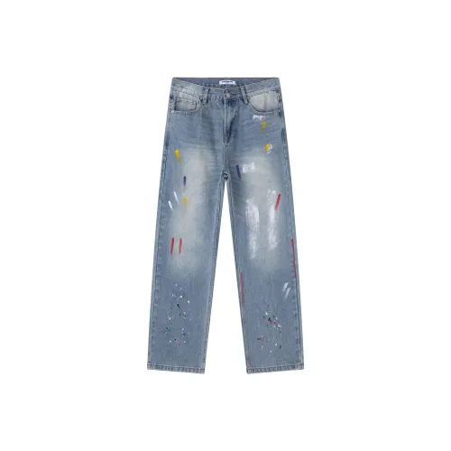 CHOCOOLATE XPB0460 Серый Синий Унисекс Джинсы