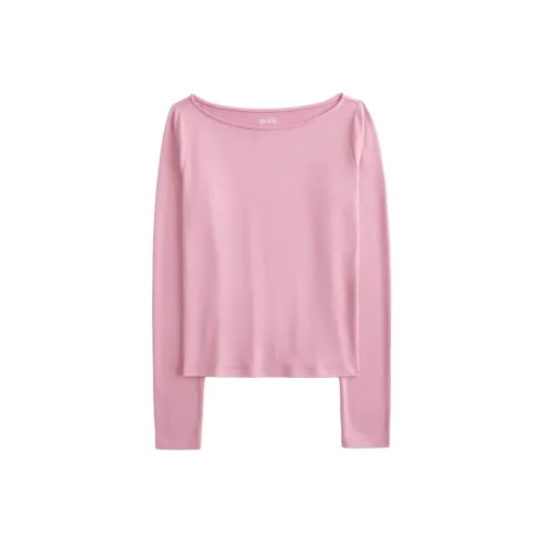 Hollister Розовые Женские T-рубашки