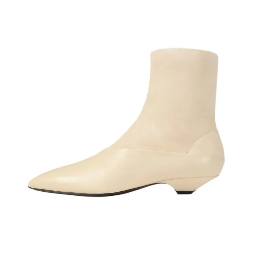 SERGIO ROSSI Beak Эластичные ботильоны женские бежевые