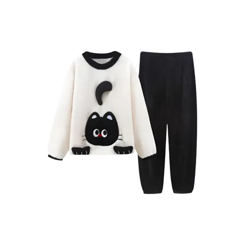 Dippanis Сладкий стиль Мультяшный Женские Пижамные комплекты