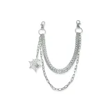 Трёхслойное украшение в виде паутины (белый)